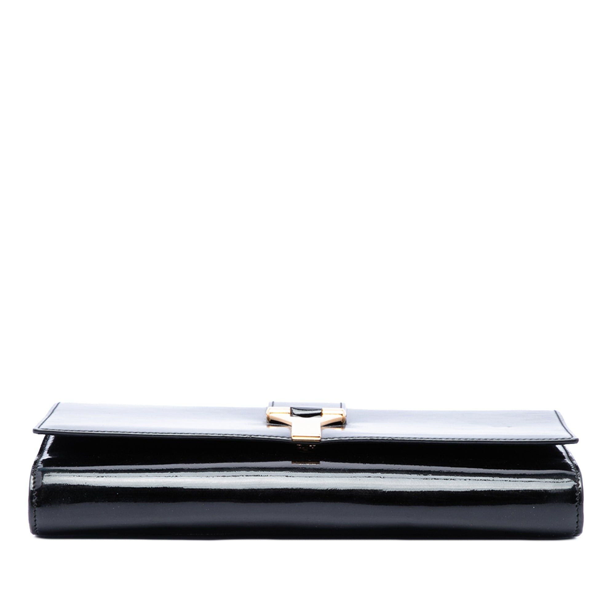 Saint Laurent Paris Patent Chyc Ligne Clutch Size ONE SIZE - 3 Thumbnail