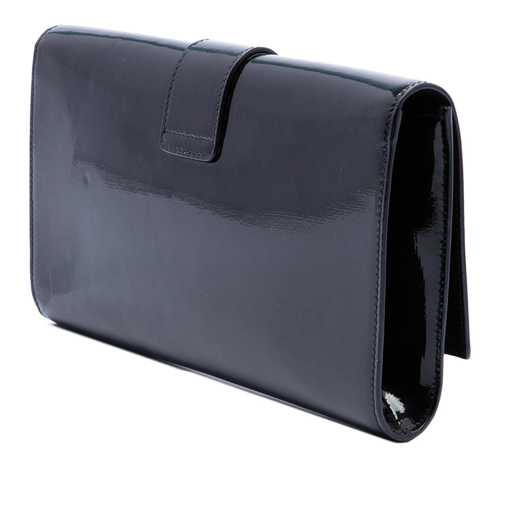 Saint Laurent Paris Patent Chyc Ligne Clutch Size ONE SIZE - 2 Thumbnail