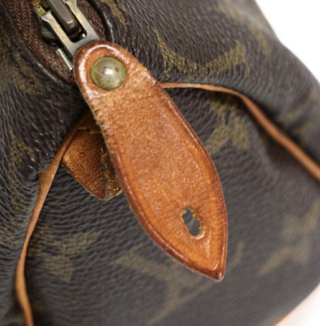 Louis Vuitton LOUIS VUITTON Mini Speedy Monogram Bag Brown Size ONE SIZE - 8 Thumbnail