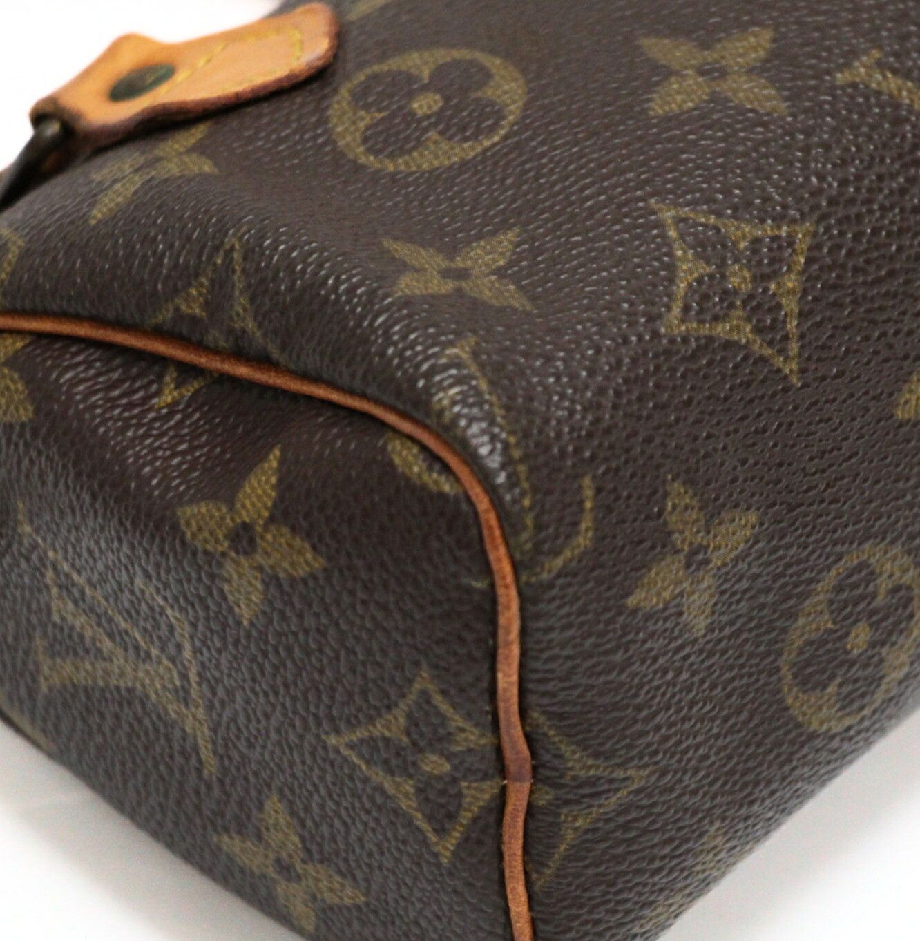 Louis Vuitton LOUIS VUITTON Mini Speedy Monogram Bag Brown Size ONE SIZE - 4 Thumbnail