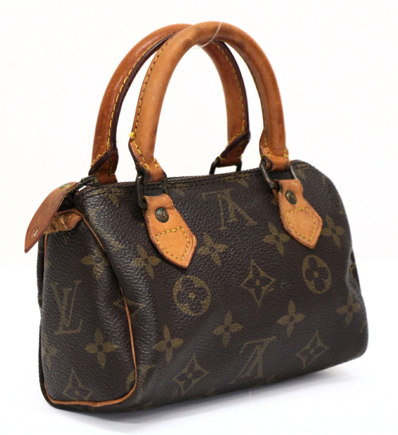 Louis Vuitton LOUIS VUITTON Mini Speedy Monogram Bag Brown Size ONE SIZE - 2 Thumbnail
