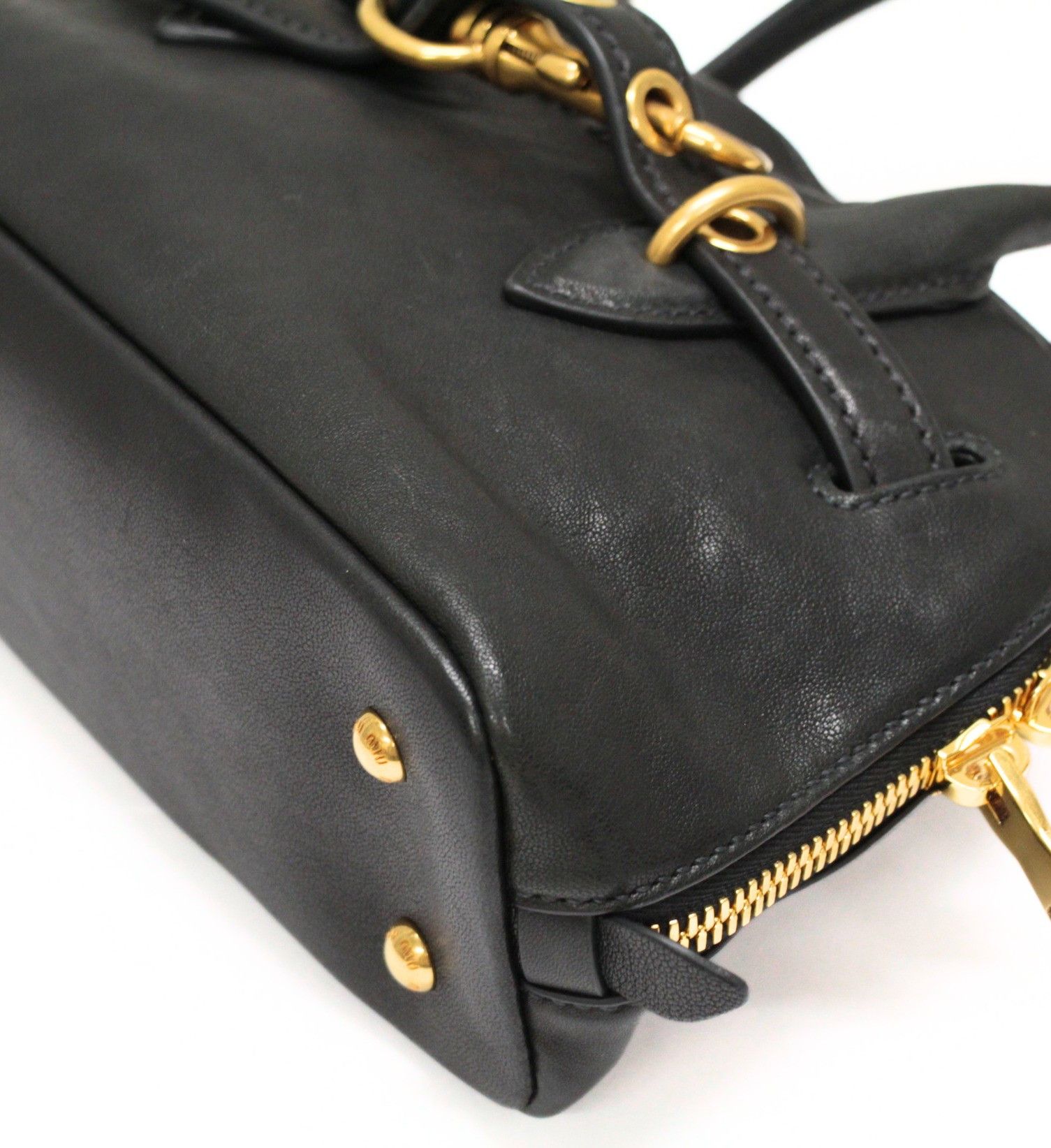 Miu Miu miu miu Aventure Leather 2-Way Bag Black Size ONE SIZE - 5 Thumbnail