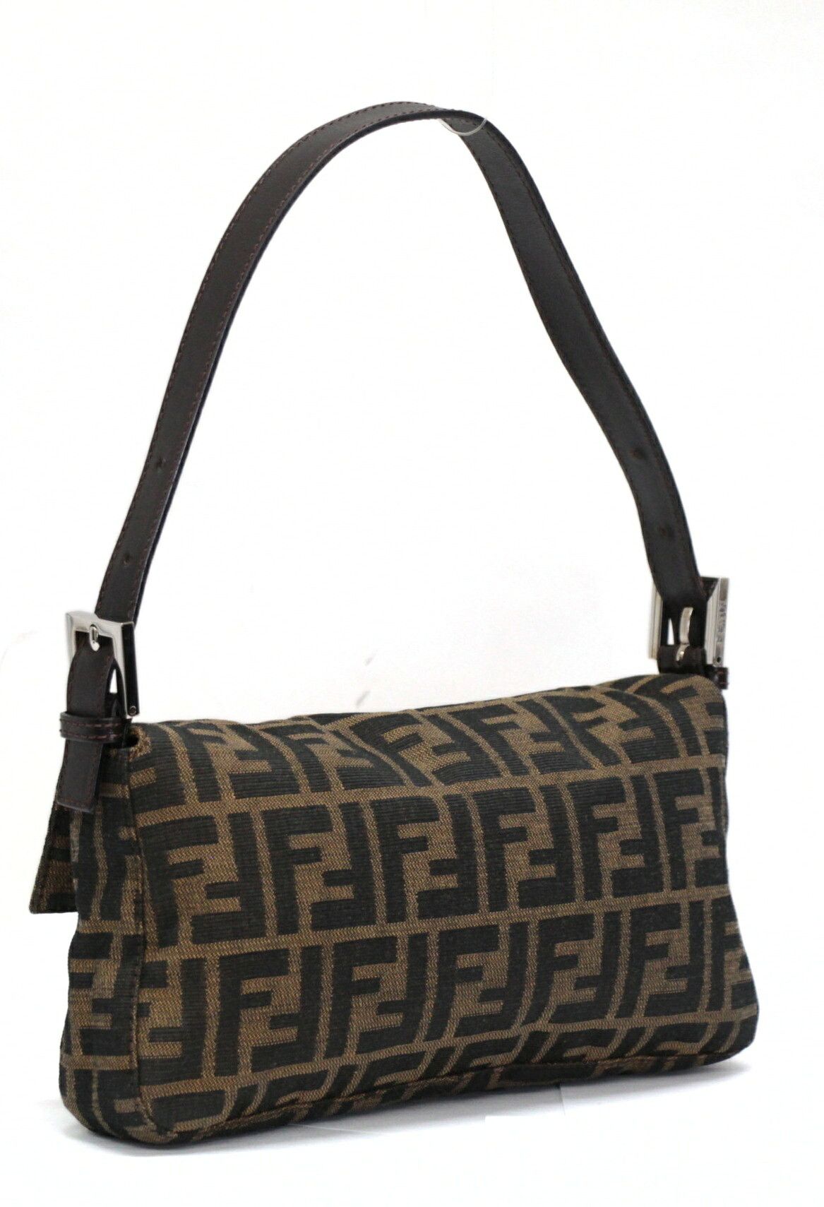 Fendi FENDI Zucca Mamma Baguette Canvas Bag Brown Size ONE SIZE - 2 Thumbnail