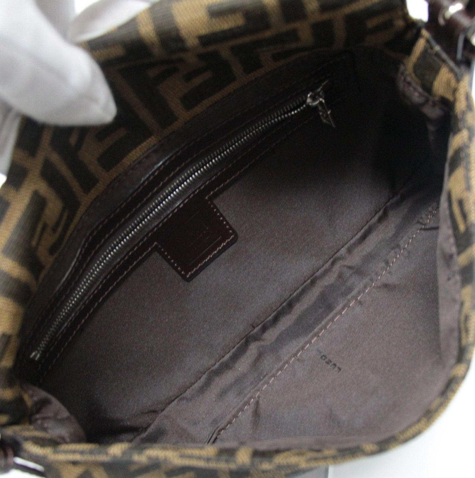 Fendi FENDI Zucca Mamma Baguette Canvas Bag Brown Size ONE SIZE - 6 Thumbnail