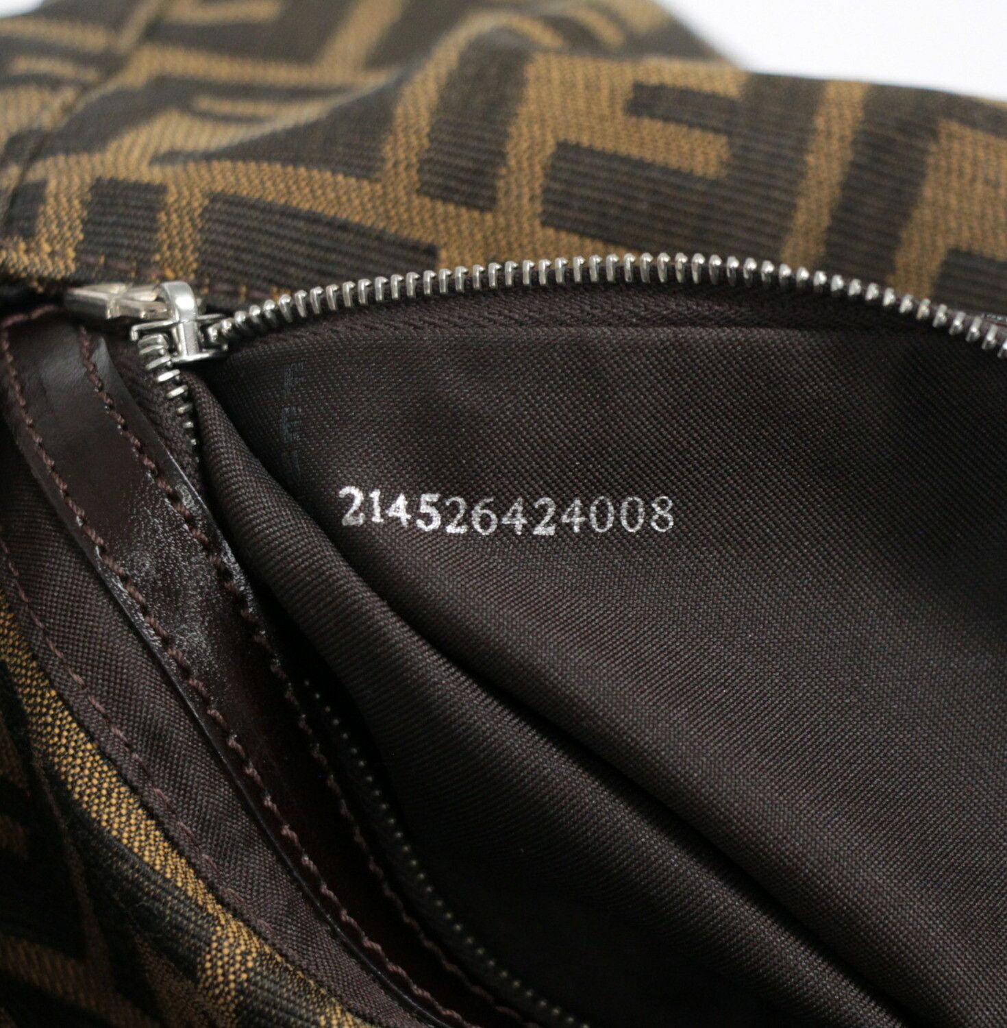 Fendi FENDI Zucca Mamma Baguette Canvas Bag Brown Size ONE SIZE - 7 Thumbnail