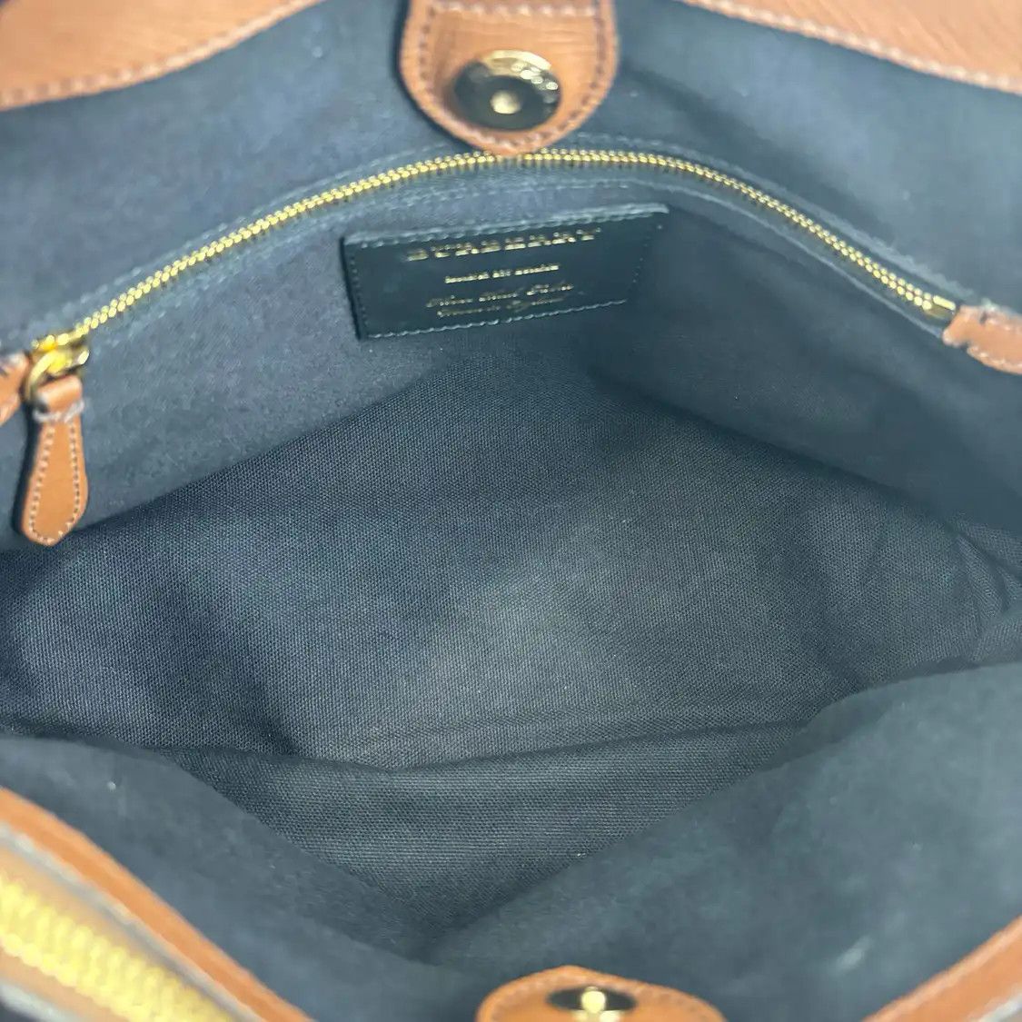 Burberry BURBERRY The Banner Medium brown cowhide leather war horse plaid handbag Size ONE SIZE - 6 Thumbnail