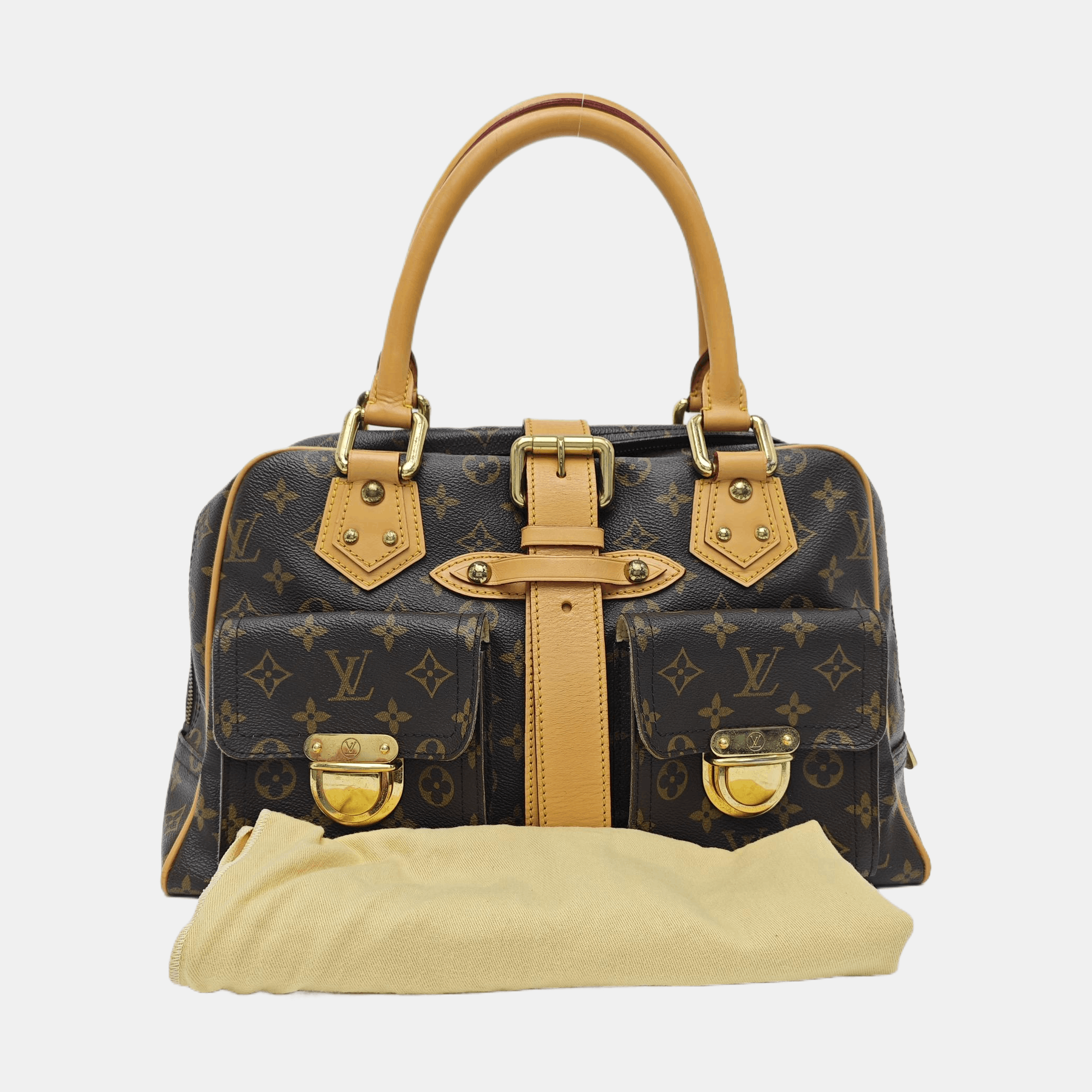 Louis Vuitton Louis Vuitton Manhattan Monogram Coated Canvas Bag Size ONE SIZE - 7 Thumbnail