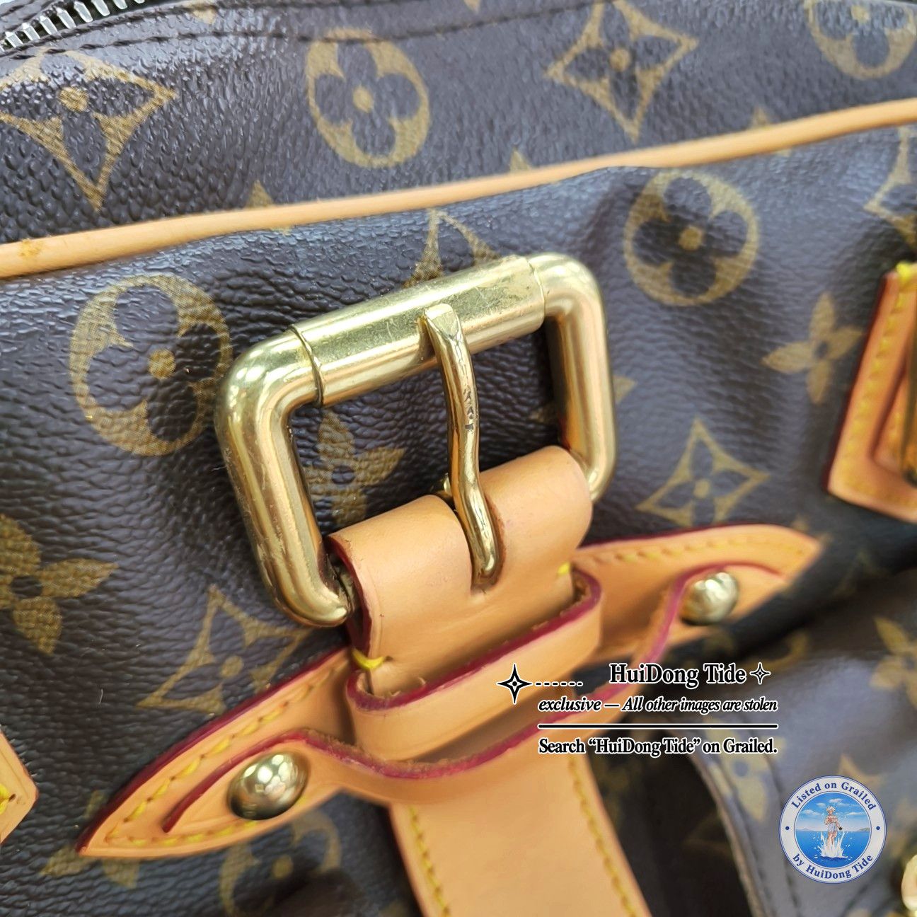 Louis Vuitton Louis Vuitton Manhattan Monogram Coated Canvas Bag Size ONE SIZE - 10 Thumbnail