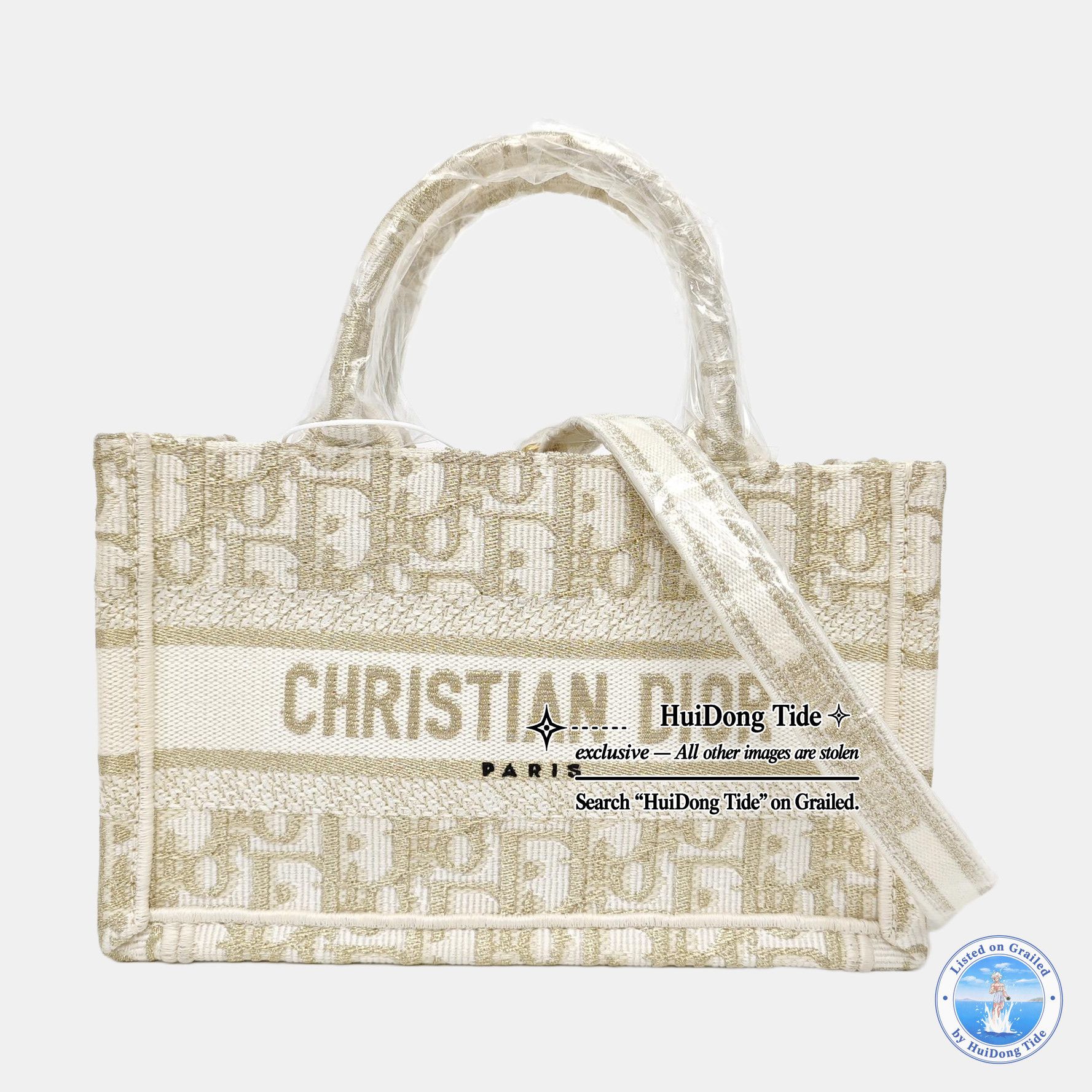 Dior Dior Embroidered Mini Book Tote Size ONE SIZE - 8 Thumbnail