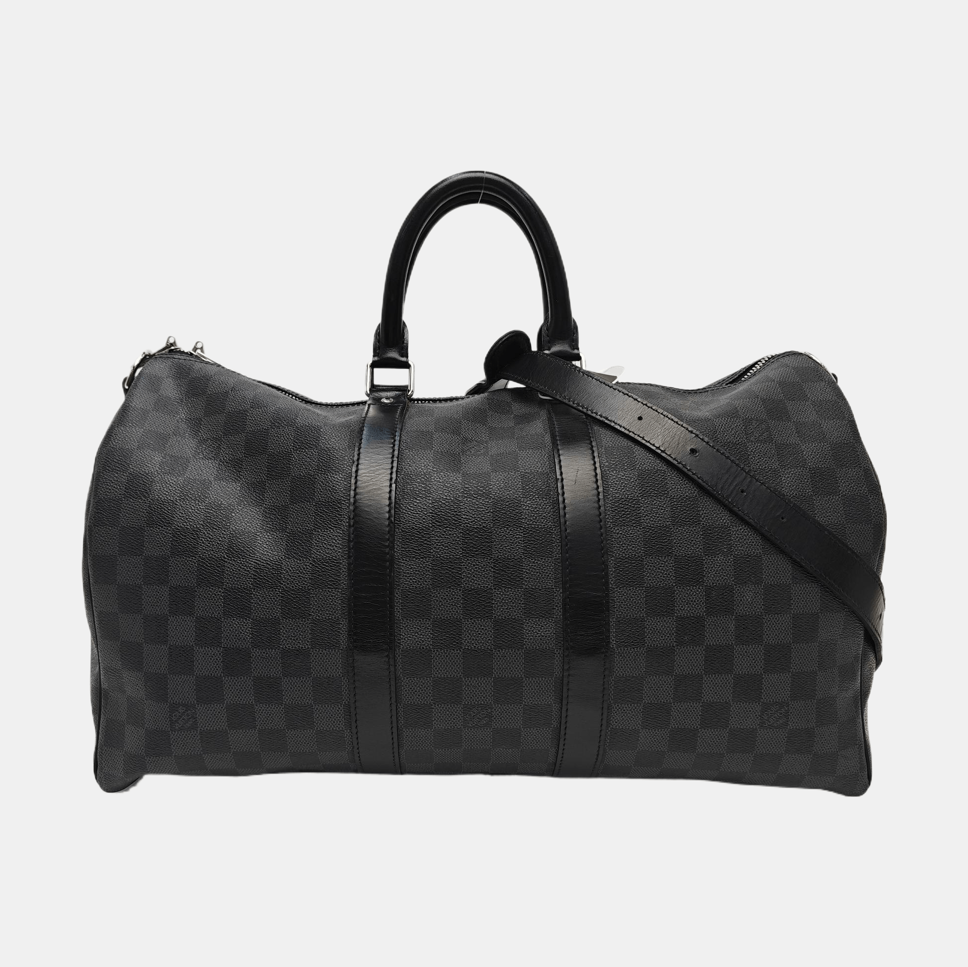 Louis Vuitton Louis Vuitton Damier Graphite Keepall 45 Handle Bag Size ONE SIZE - 7 Thumbnail