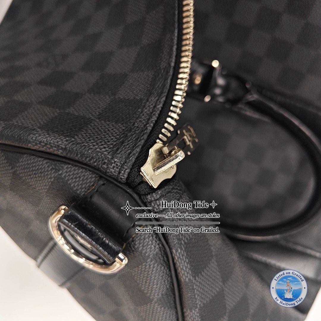Louis Vuitton Louis Vuitton Damier Graphite Keepall 45 Handle Bag Size ONE SIZE - 14 Thumbnail