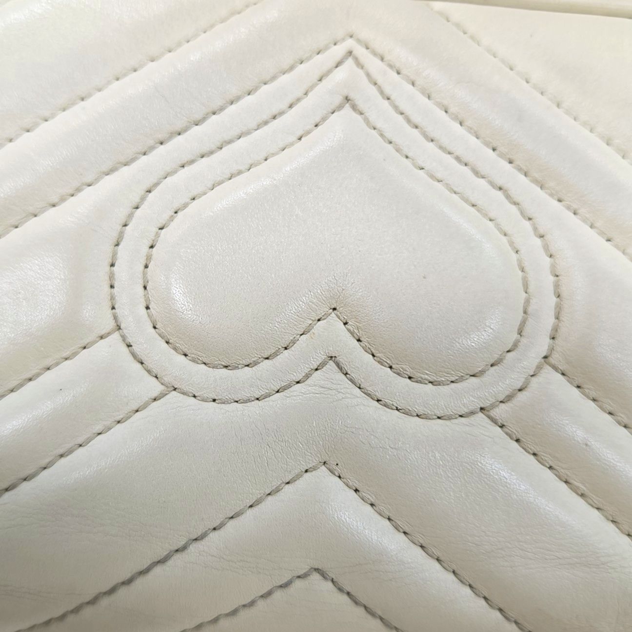 Gucci Gucci GG Marmont Mini Quilted Leather Chain Bag Size ONE SIZE - 12 Thumbnail