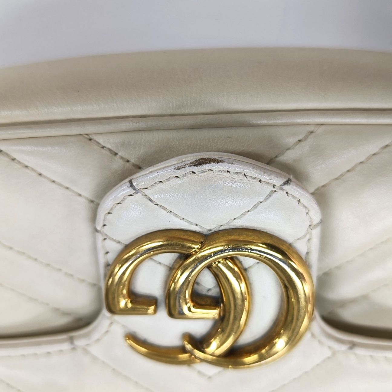 Gucci Gucci GG Marmont Mini Quilted Leather Chain Bag Size ONE SIZE - 10 Thumbnail