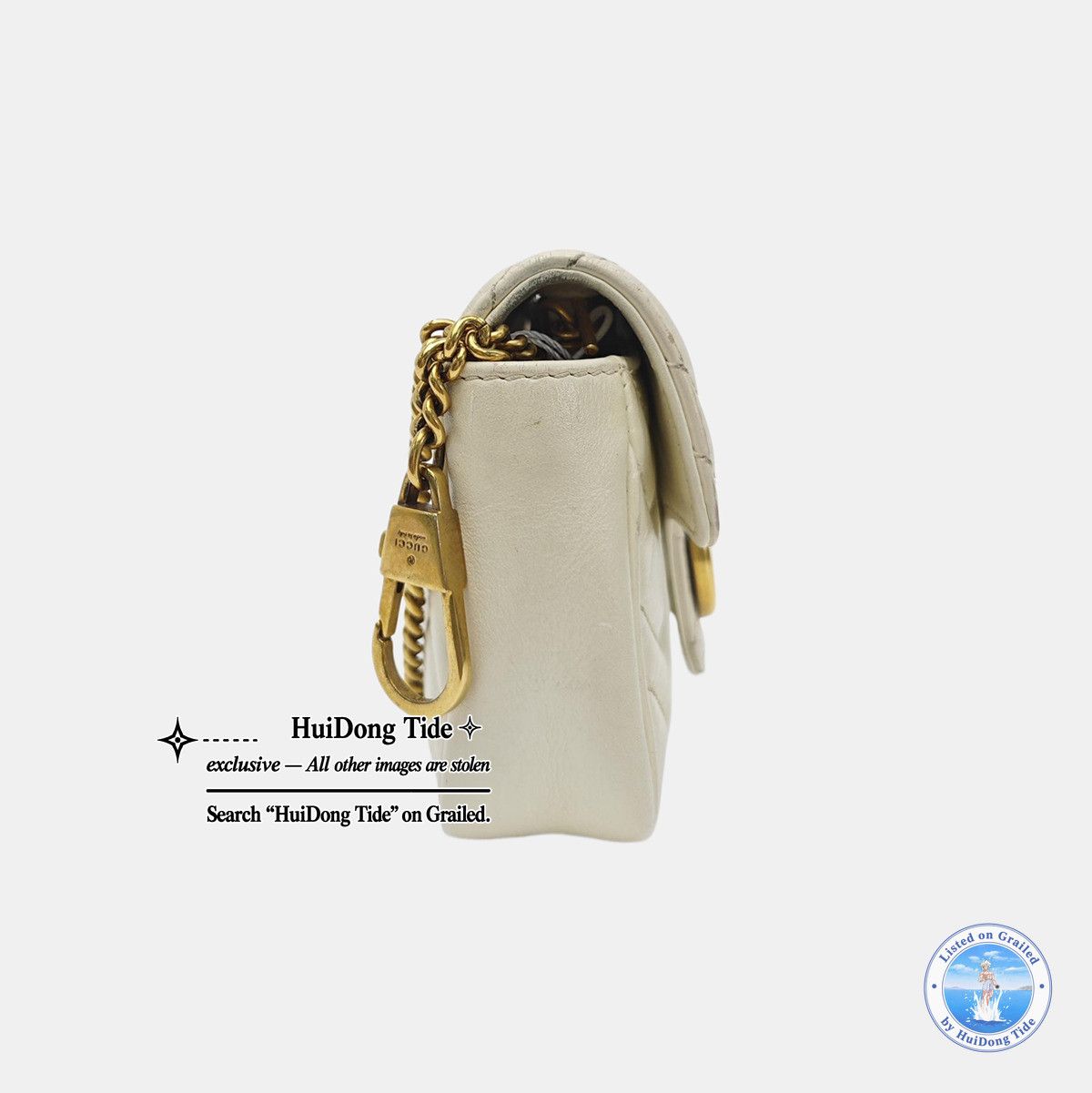 Gucci Gucci GG Marmont Mini Quilted Leather Chain Bag Size ONE SIZE - 3 Thumbnail