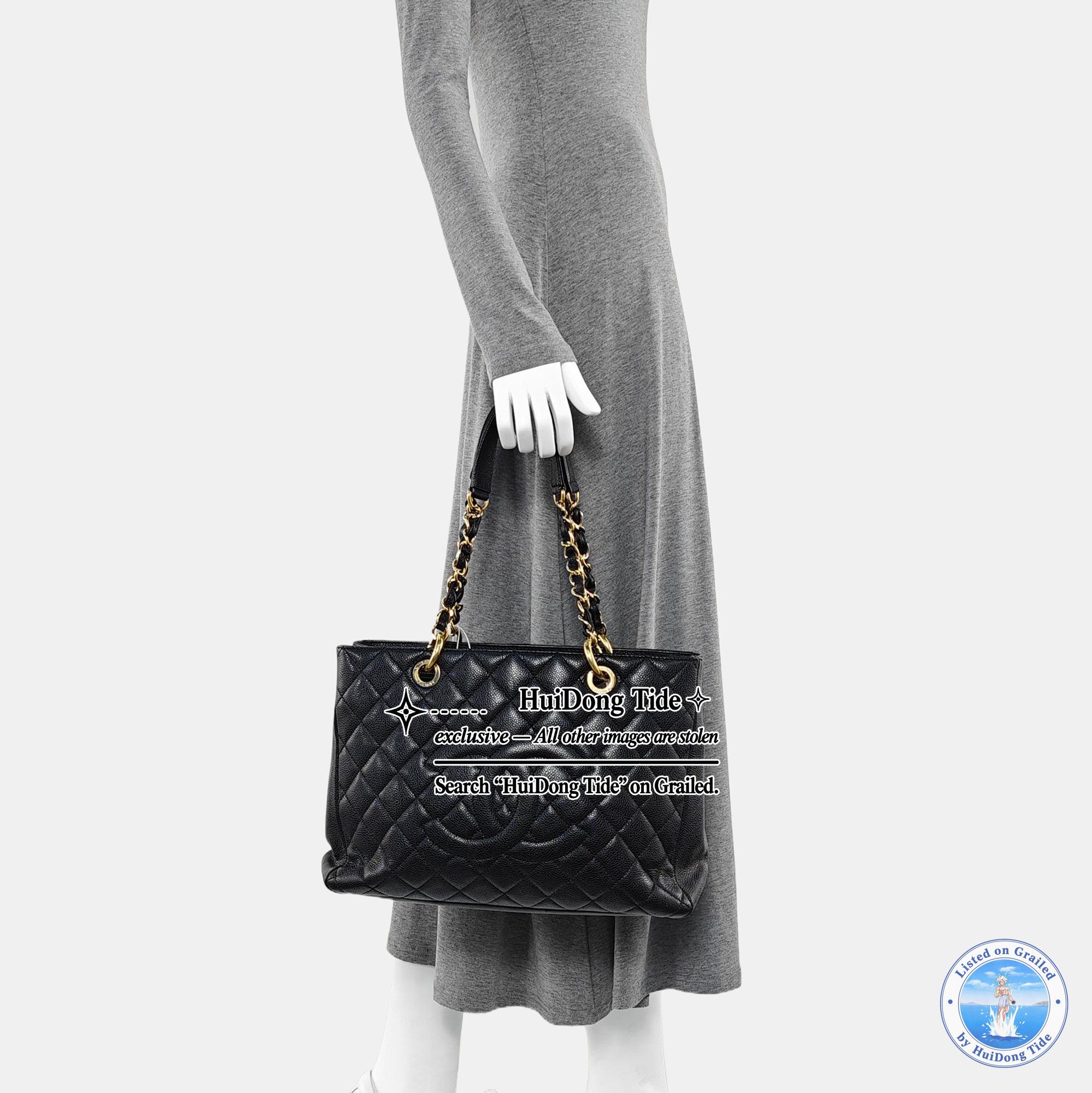 Chanel CHANEL GST Grand Shopping Tote Caviar Leather Size OS Size ONE SIZE - 2 Thumbnail