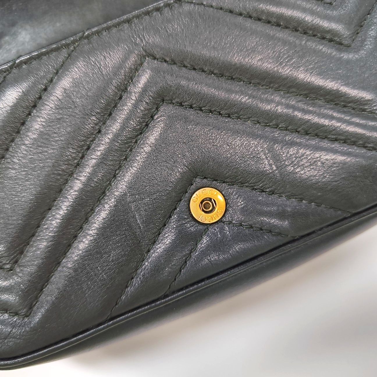 Gucci Gucci GG Marmont Black Quilted Leather Shoulder Bag Size ONE SIZE - 9 Thumbnail
