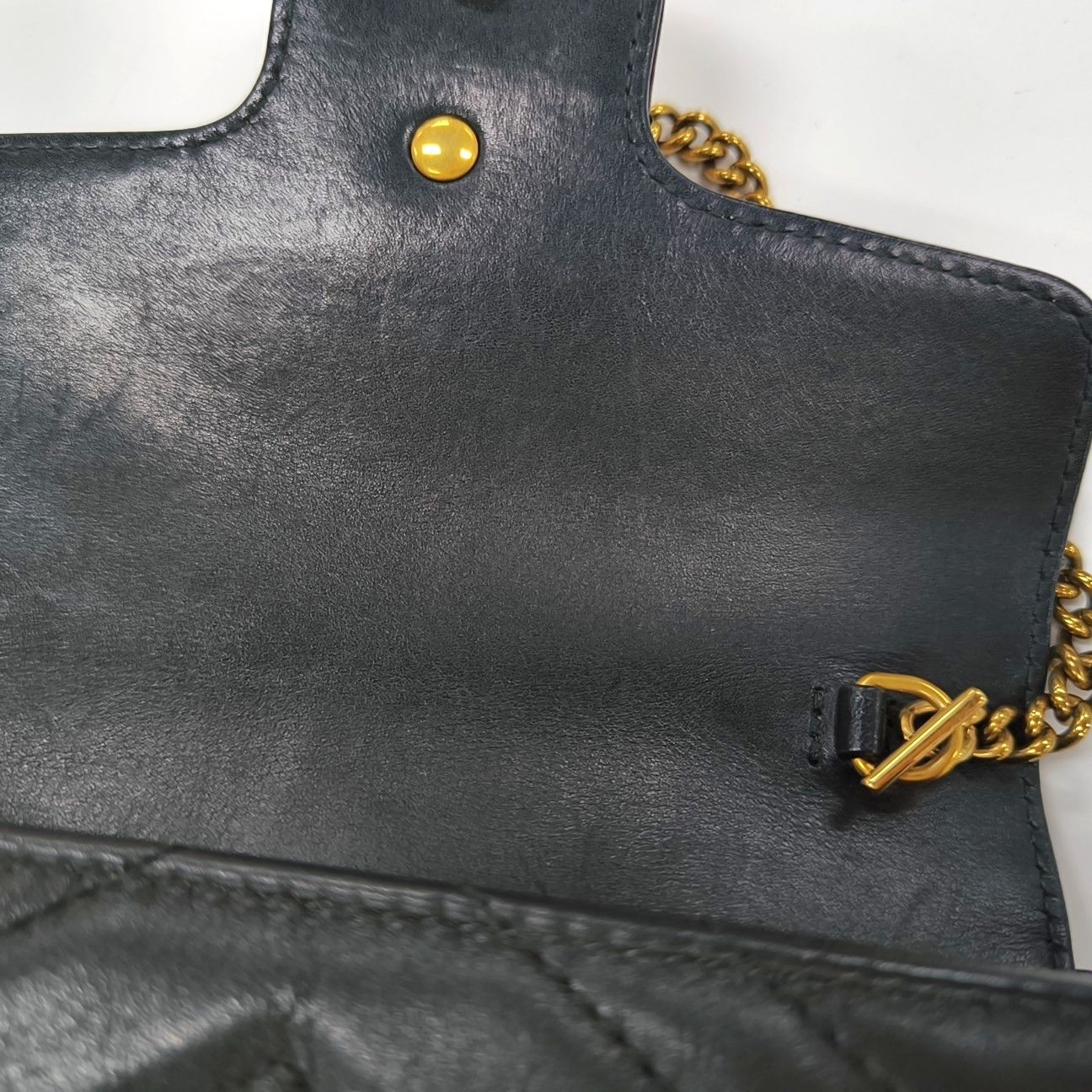 Gucci Gucci GG Marmont Black Quilted Leather Shoulder Bag Size ONE SIZE - 12 Thumbnail