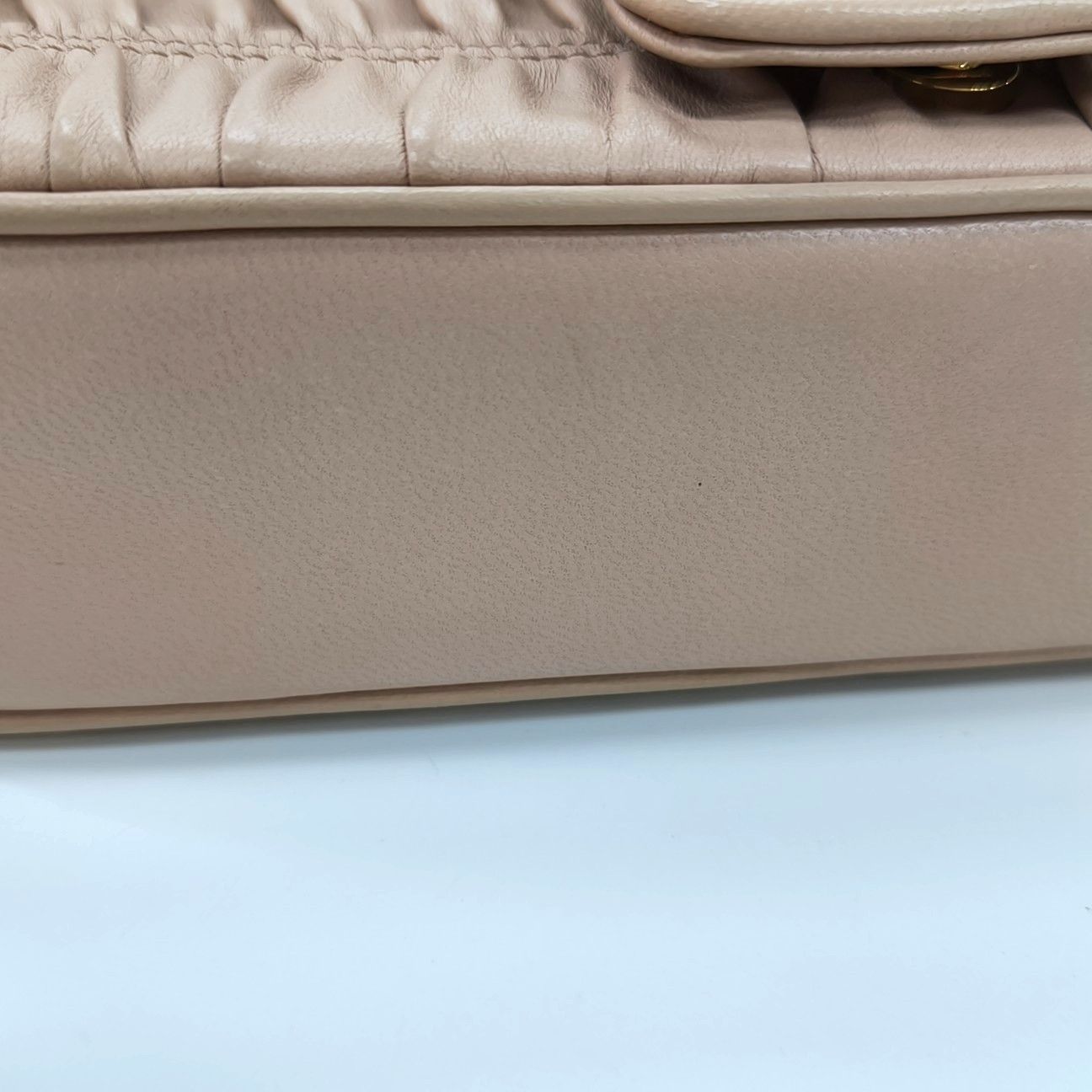 Prada Prada Diagramme Pink Leather Shoulder Bag Size ONE SIZE - 8 Thumbnail