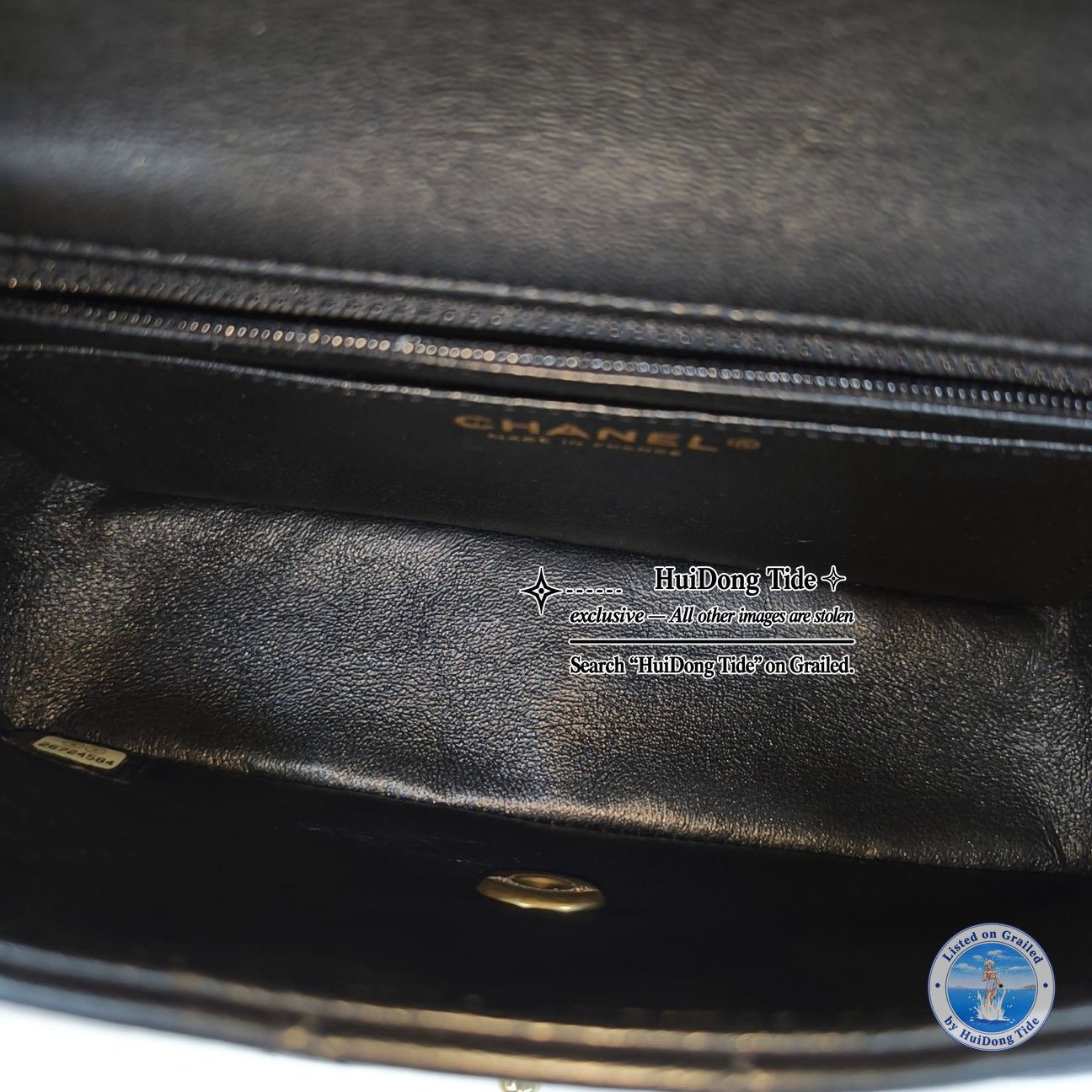 Chanel Chanel Classic Flap Studded Lambskin Bag One Size Size ONE SIZE - 6 Thumbnail