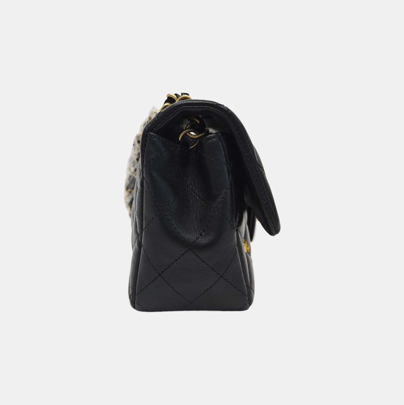 Chanel Chanel Classic Flap Studded Lambskin Bag One Size Size ONE SIZE - 3 Thumbnail