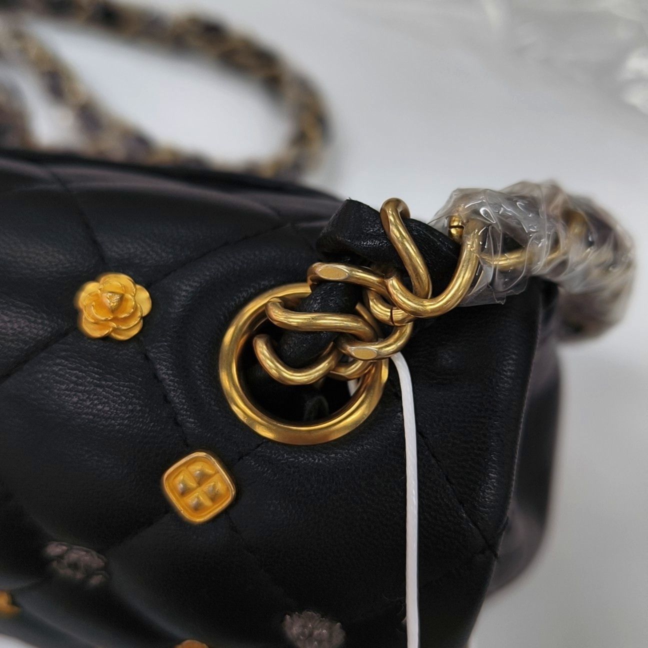Chanel Chanel Classic Flap Studded Lambskin Bag One Size Size ONE SIZE - 11 Thumbnail