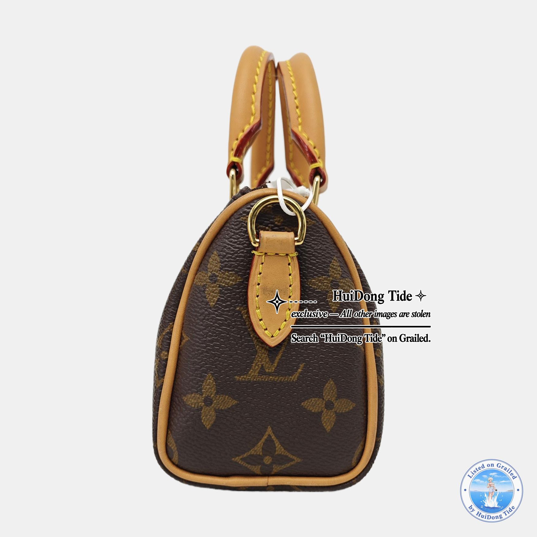 Louis Vuitton Louis Vuitton Monogram Nano Speedy Bag Size ONE SIZE - 3 Thumbnail