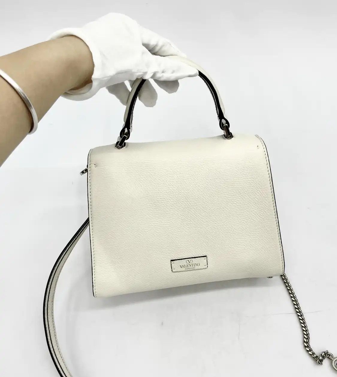 Valentino VALENTINO Vsling Small red cowhide leather crossbody bag Size ONE SIZE - 2 Thumbnail