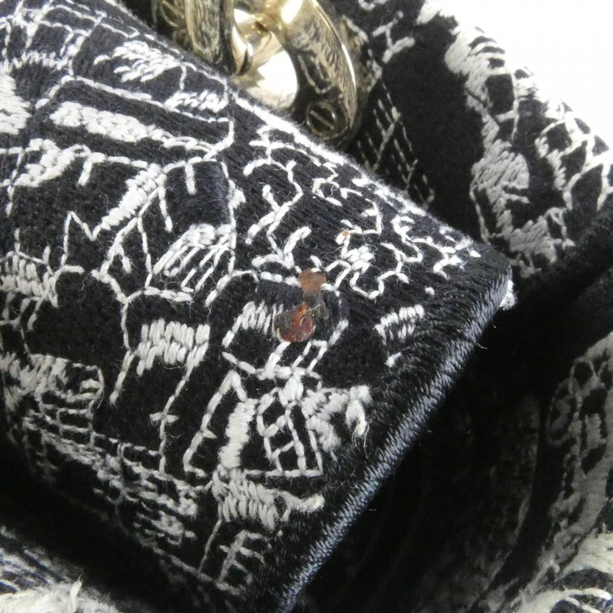 Dior Christian Dior Plan de Paris Lady D-Lite Medium M0565OOMP Handbag Size ONE SIZE - 4 Thumbnail