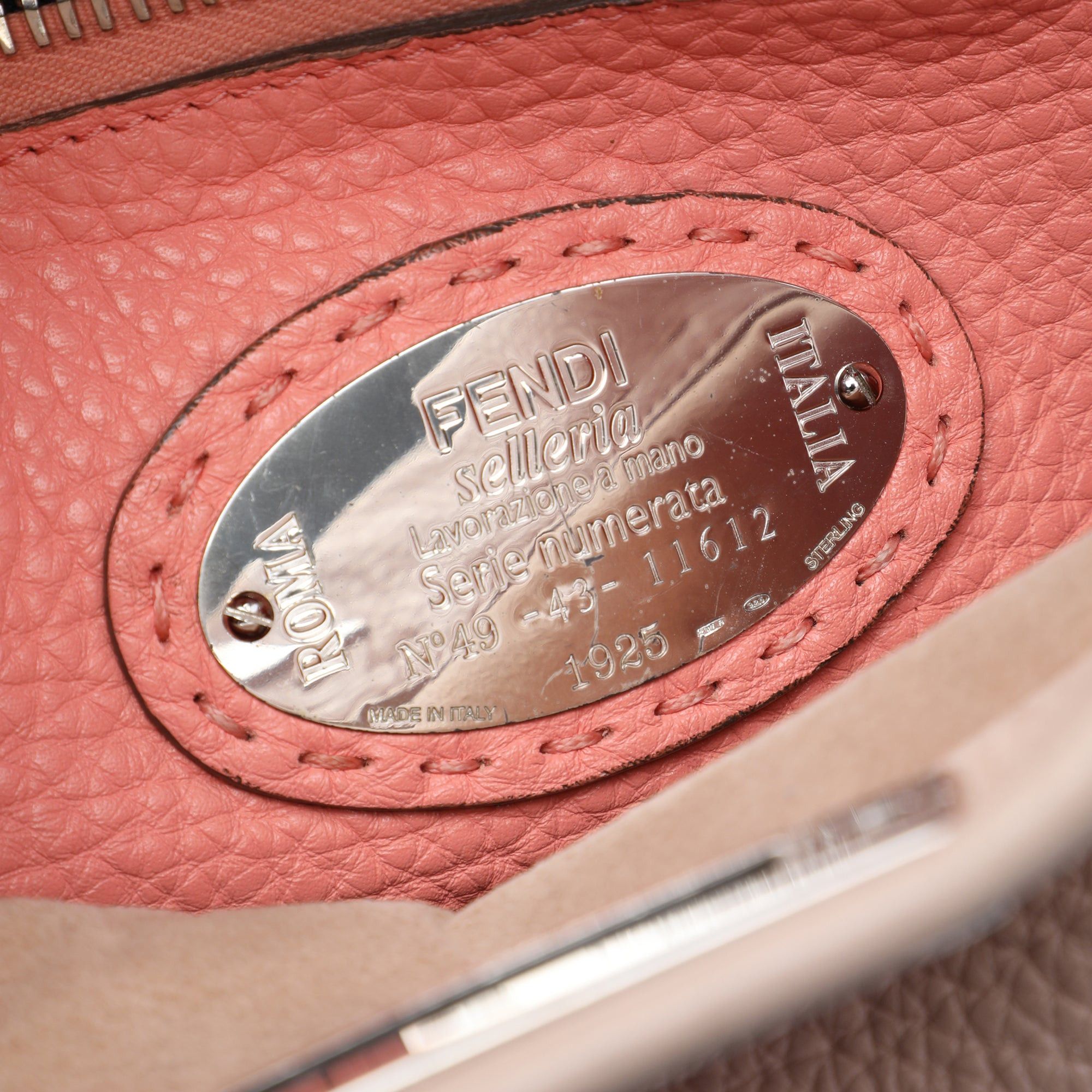 Fendi Leather Selleria Peekaboo Iconic Satchel Size ONE SIZE - 5 Thumbnail