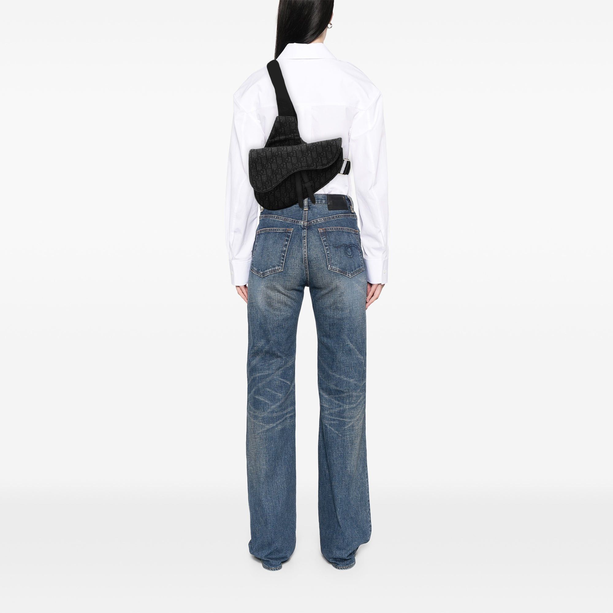 Dior Oblique Canvas Saddle Crossbody Size ONE SIZE - 7 Thumbnail