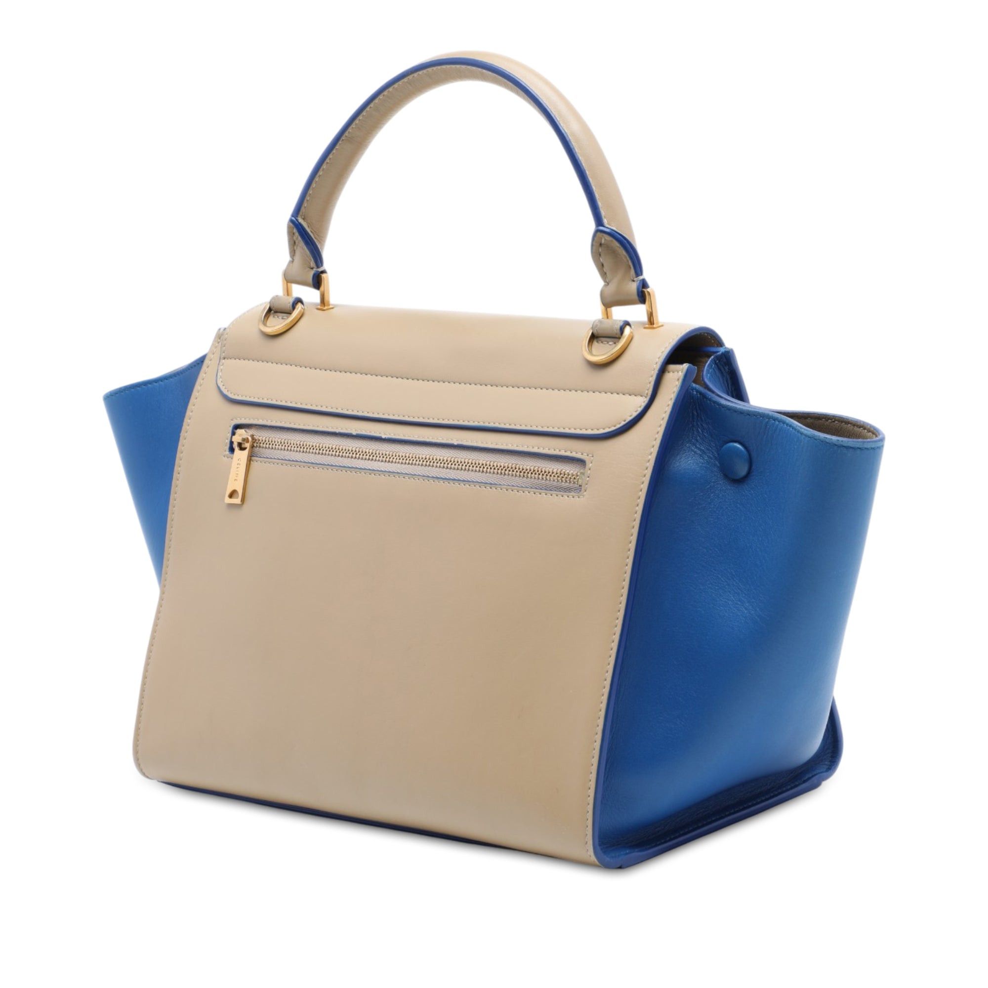 Celine Bicolor Leather Trapeze Satchel Size ONE SIZE - 2 Thumbnail
