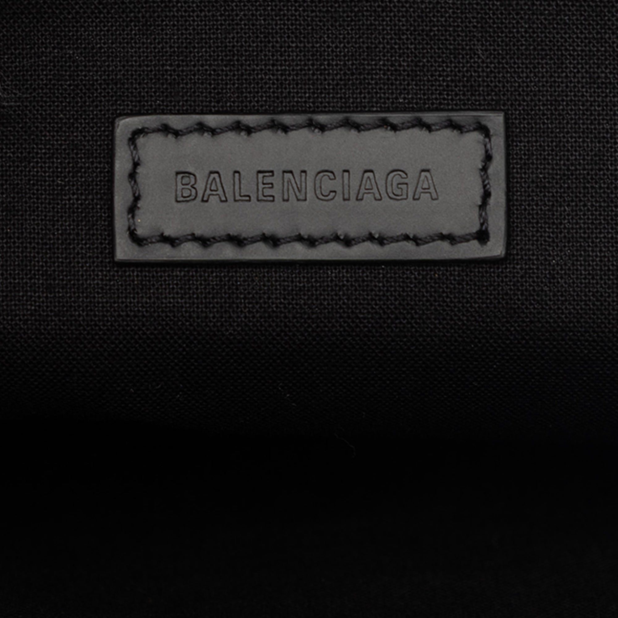 Balenciaga Canvas Navy Clip Clutch M Size ONE SIZE - 5 Thumbnail