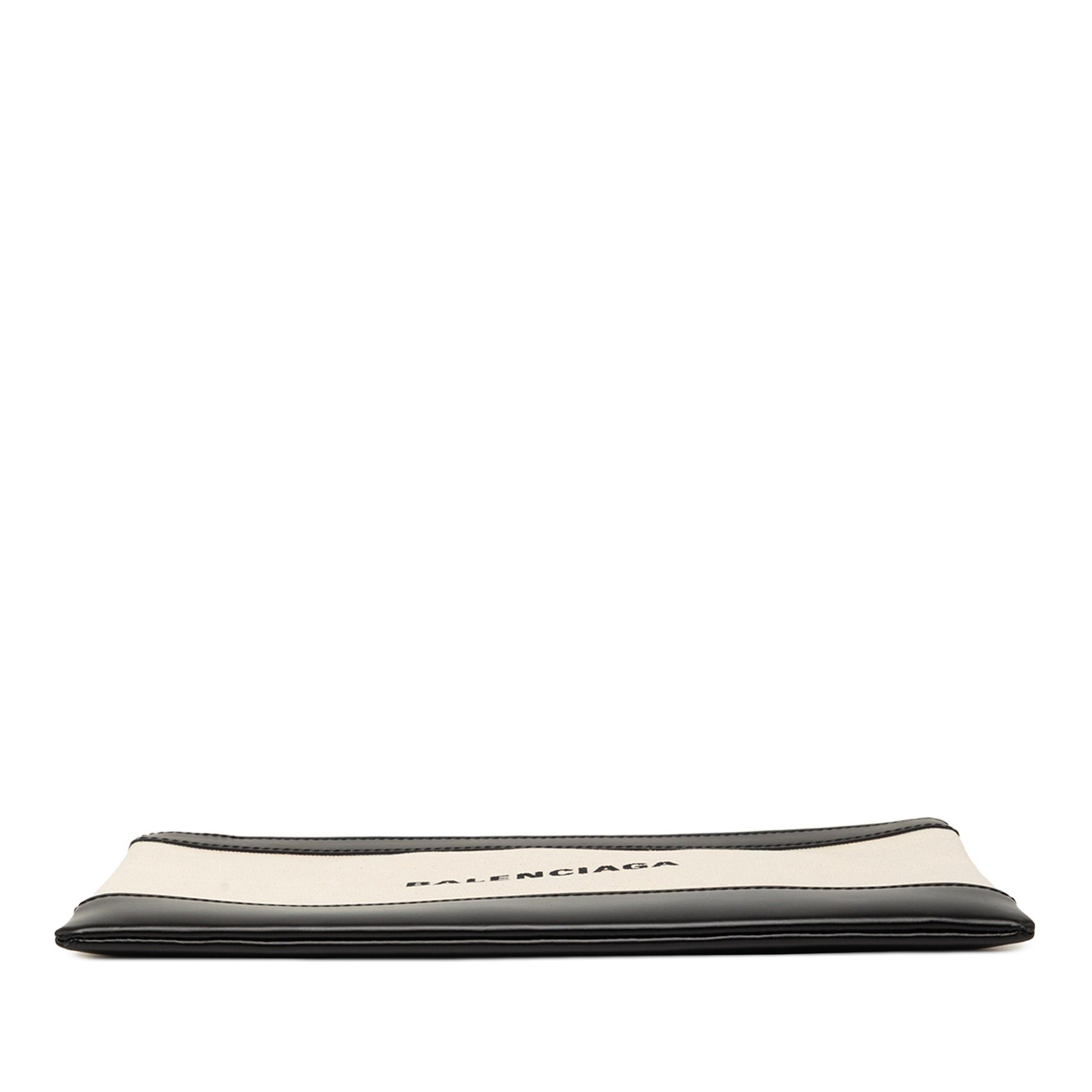 Balenciaga Canvas Navy Clip Clutch M Size ONE SIZE - 3 Thumbnail