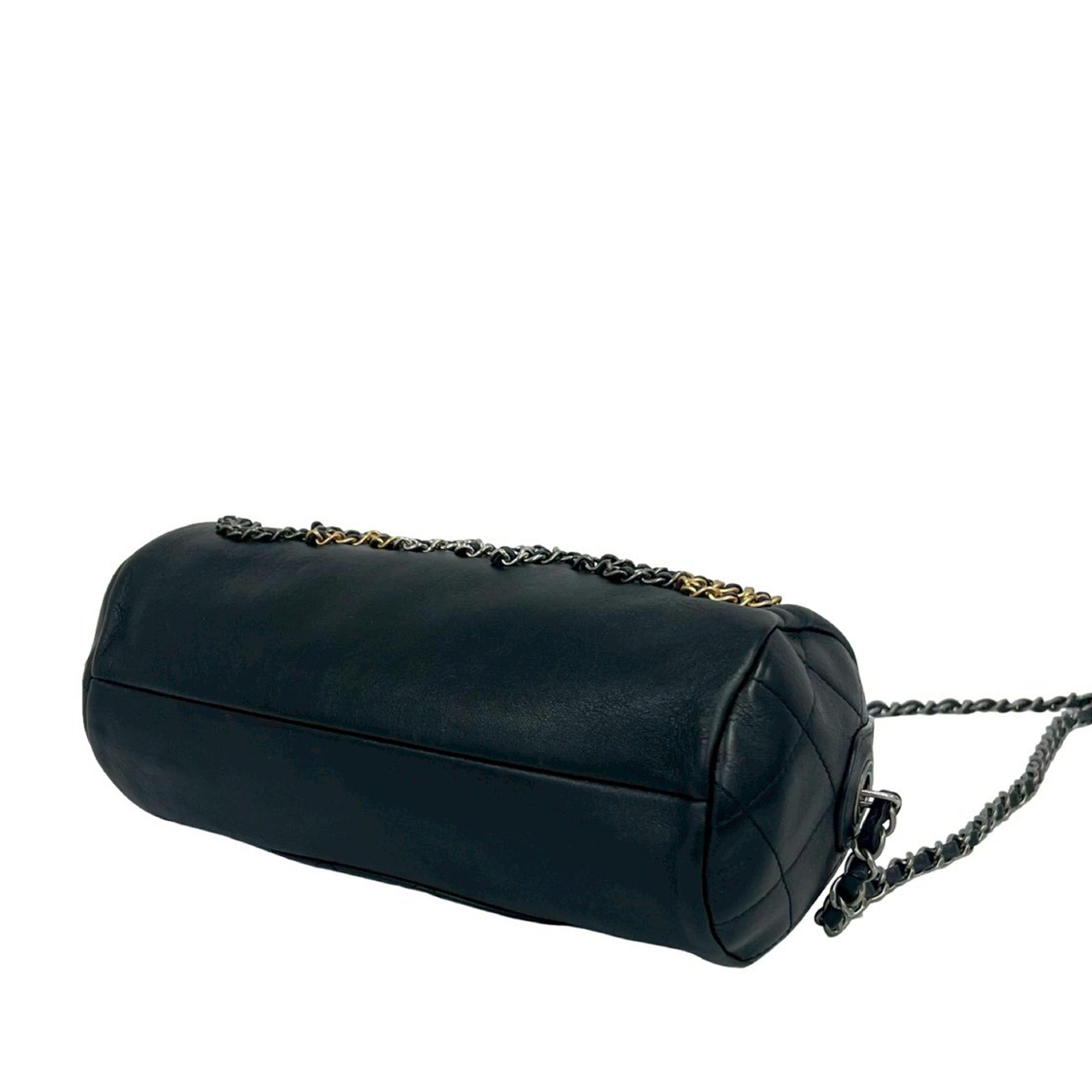Chanel Calfskin Signature Chain Signe Bowling Bag Size ONE SIZE - 8 Thumbnail