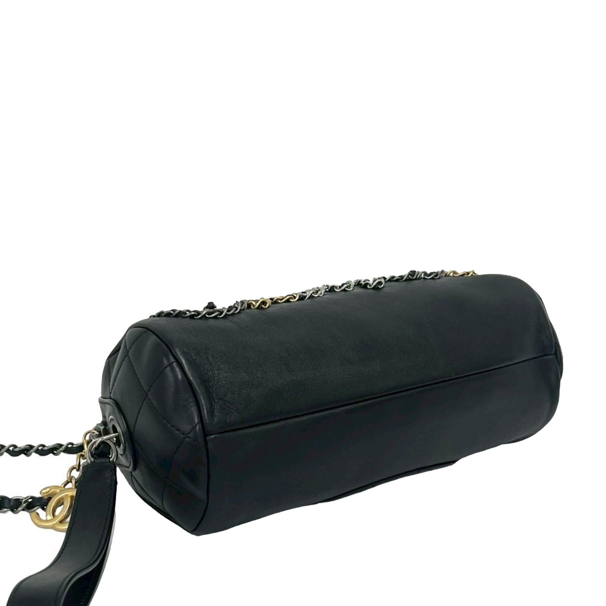 Chanel Calfskin Signature Chain Signe Bowling Bag Size ONE SIZE - 7 Thumbnail