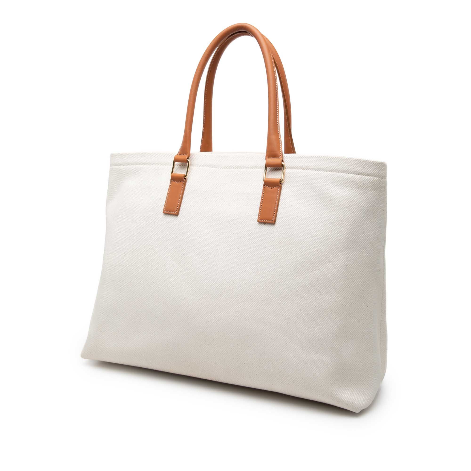 Celine Canvas Logo Print Horizontal Cabas Tote Size ONE SIZE - 2 Thumbnail