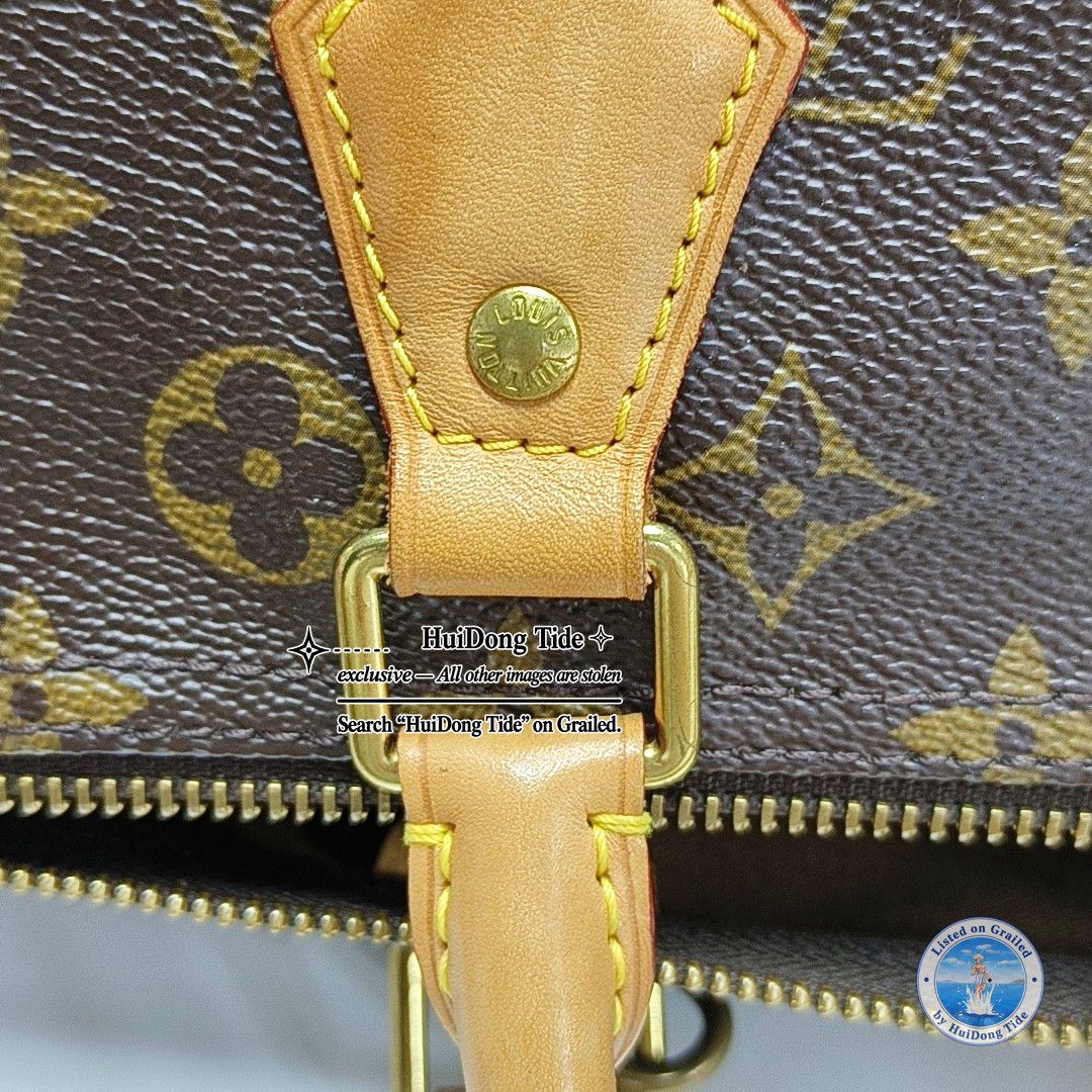 Louis Vuitton Louis Vuitton Speedy 30 Monogram Coated Canvas Boston Bag Size ONE SIZE - 12 Thumbnail