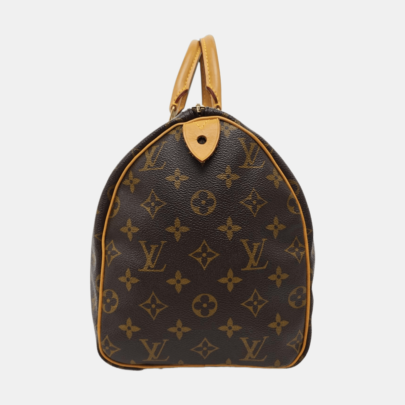 Louis Vuitton Louis Vuitton Speedy 30 Monogram Coated Canvas Boston Bag Size ONE SIZE - 3 Thumbnail