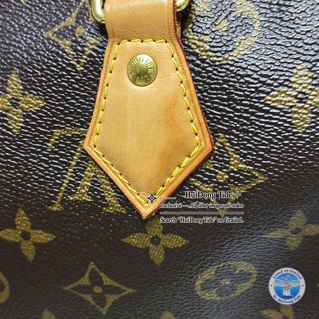 Louis Vuitton Louis Vuitton Speedy 30 Monogram Coated Canvas Boston Bag Size ONE SIZE - 16 Thumbnail