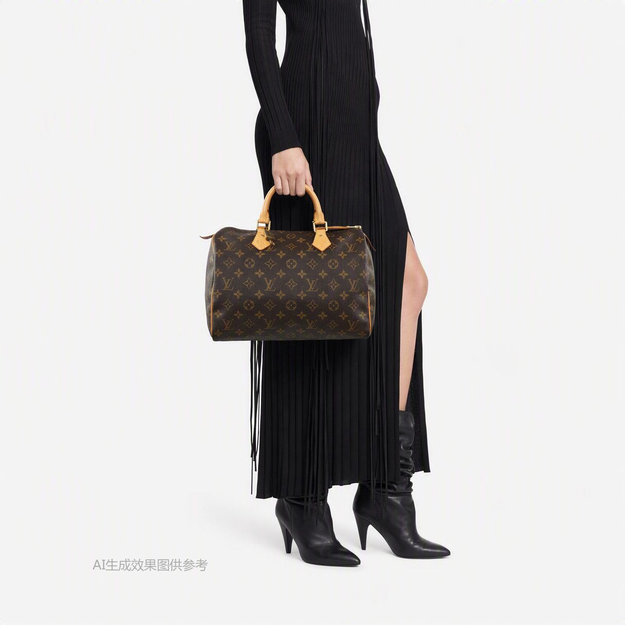 Louis Vuitton Louis Vuitton Speedy 30 Monogram Coated Canvas Boston Bag Size ONE SIZE - 2 Thumbnail