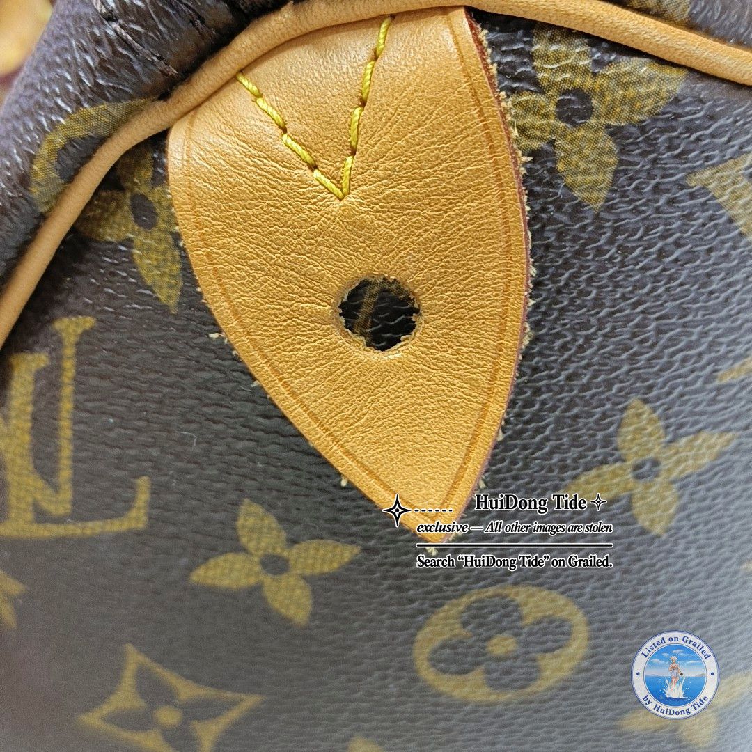Louis Vuitton Louis Vuitton Speedy 30 Monogram Coated Canvas Boston Bag Size ONE SIZE - 11 Thumbnail