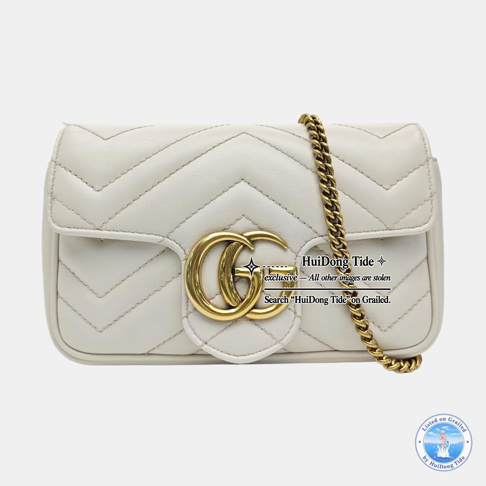 Gucci Gucci GG Marmont Mini Quilted Leather Bag Size ONE SIZE - 7 Thumbnail