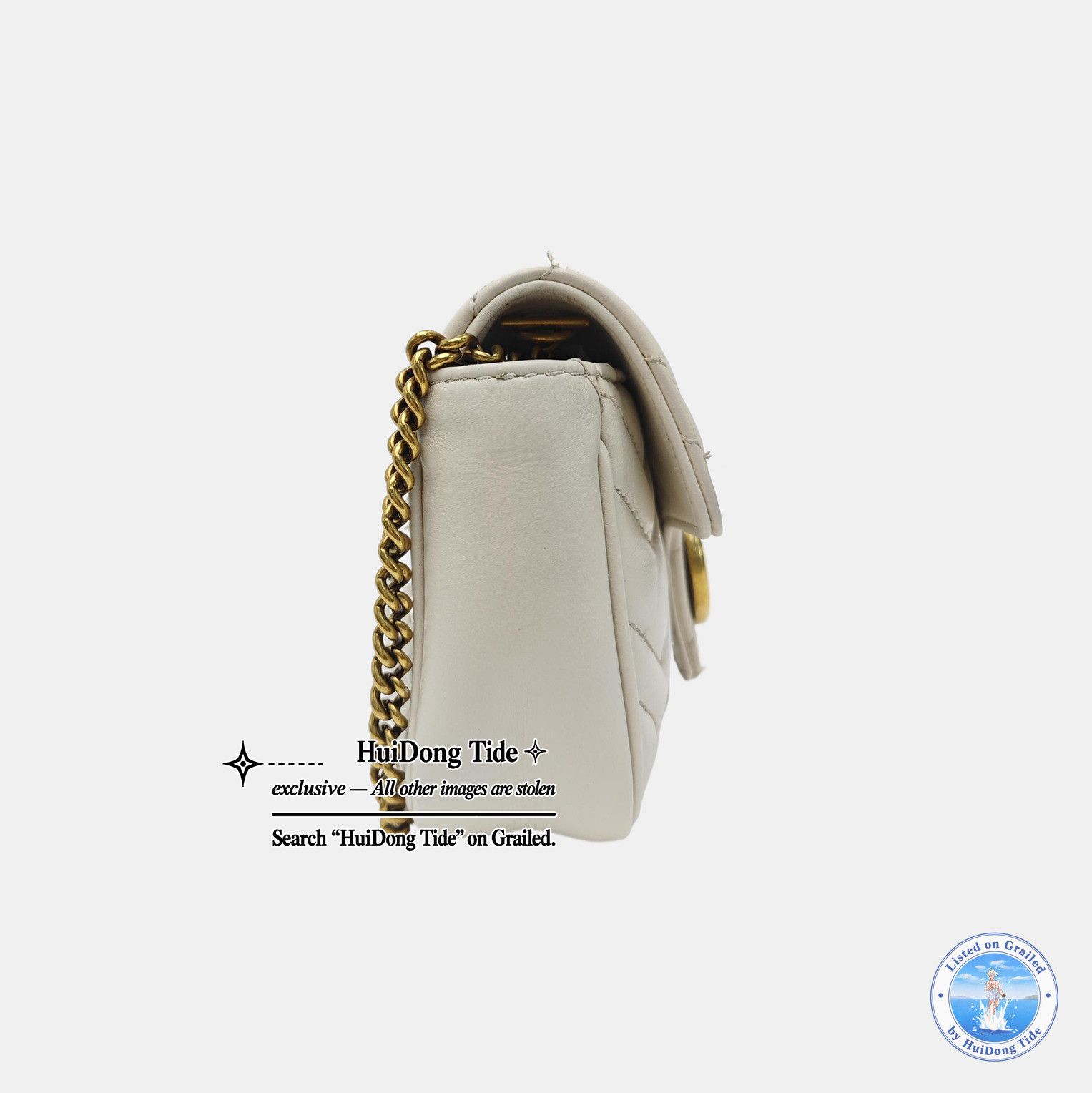 Gucci Gucci GG Marmont Mini Quilted Leather Bag Size ONE SIZE - 3 Thumbnail