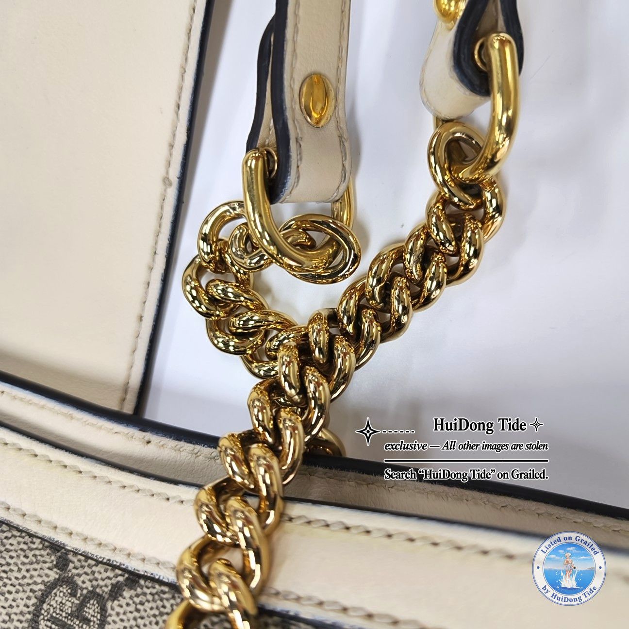 Gucci Gucci Padlock Monogram Shoulder Bag Size ONE SIZE - 14 Thumbnail