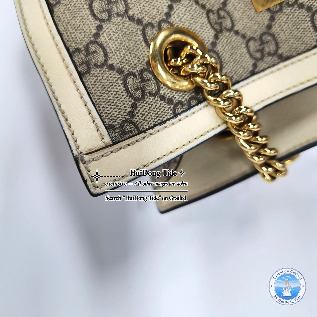 Gucci Gucci Padlock Monogram Shoulder Bag Size ONE SIZE - 11 Thumbnail