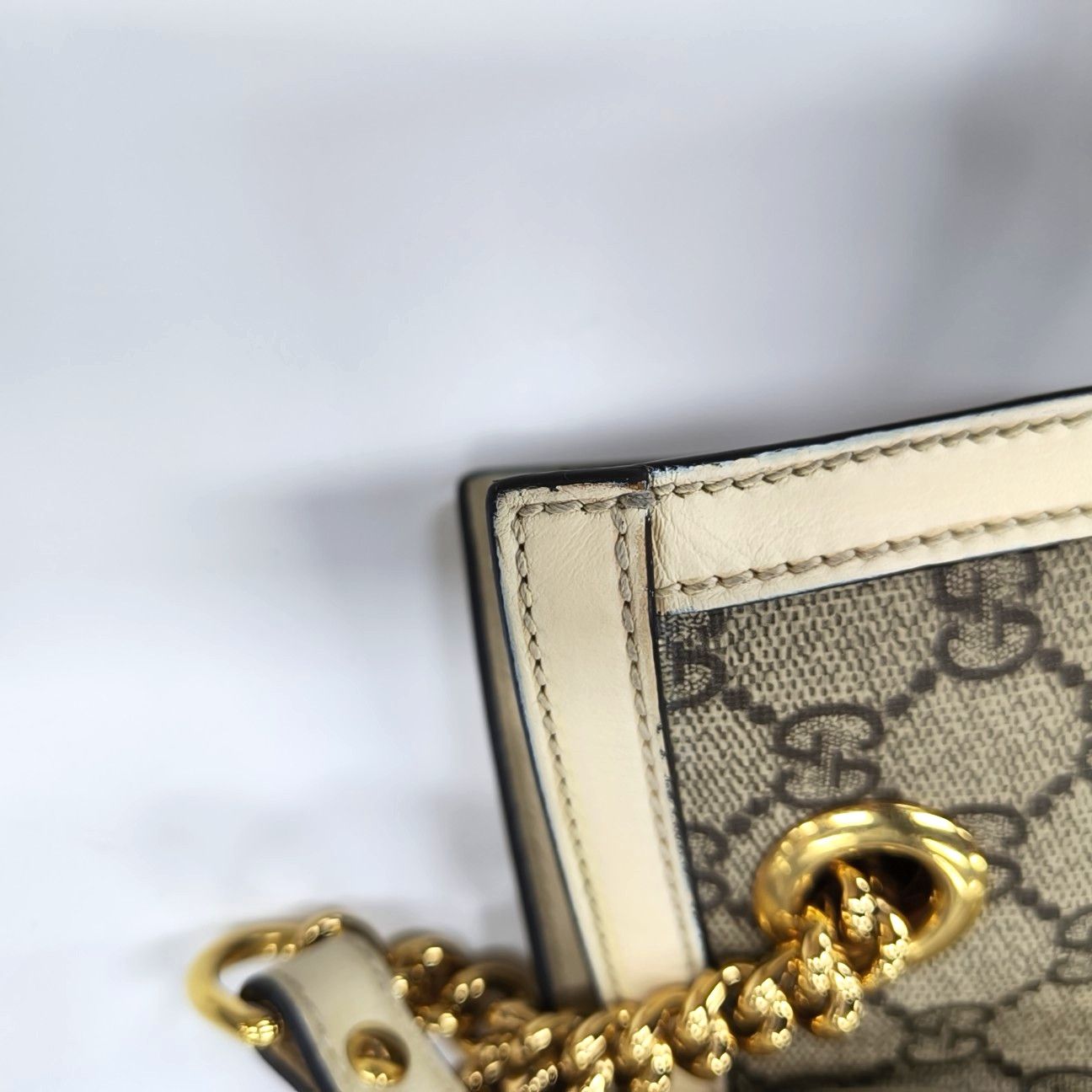 Gucci Gucci Padlock Monogram Shoulder Bag Size ONE SIZE - 12 Thumbnail
