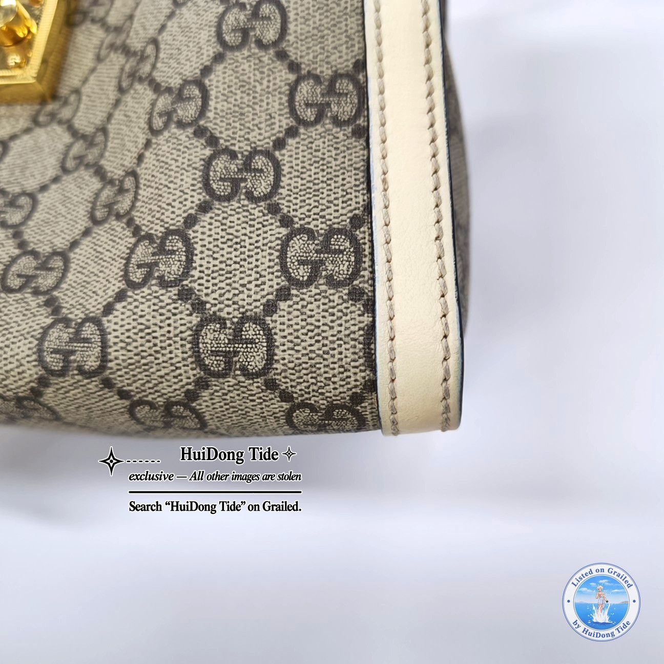 Gucci Gucci Padlock Monogram Shoulder Bag Size ONE SIZE - 10 Thumbnail