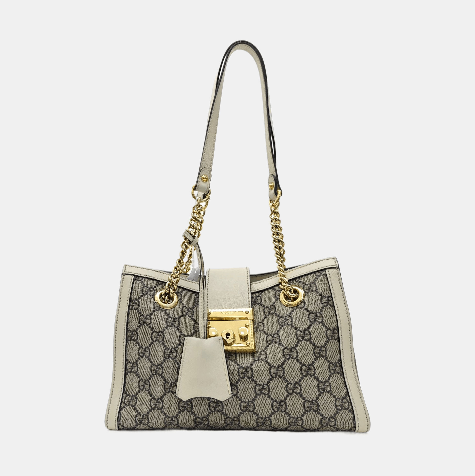 Gucci Gucci Padlock Monogram Shoulder Bag Size ONE SIZE - 7 Thumbnail