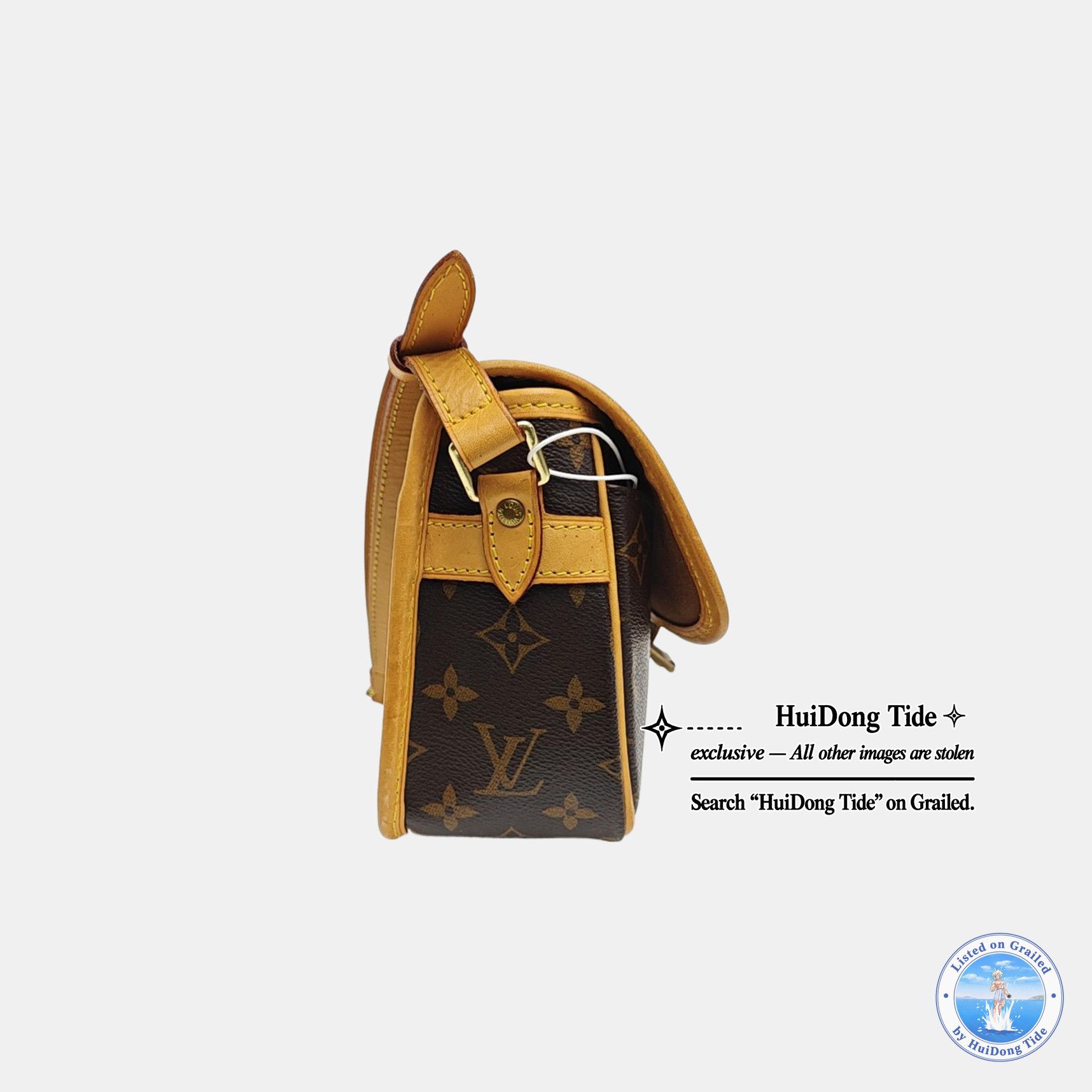 Louis Vuitton Louis Vuitton Sologne Monogram Shoulder Bag Brown Size ONE SIZE - 4 Thumbnail