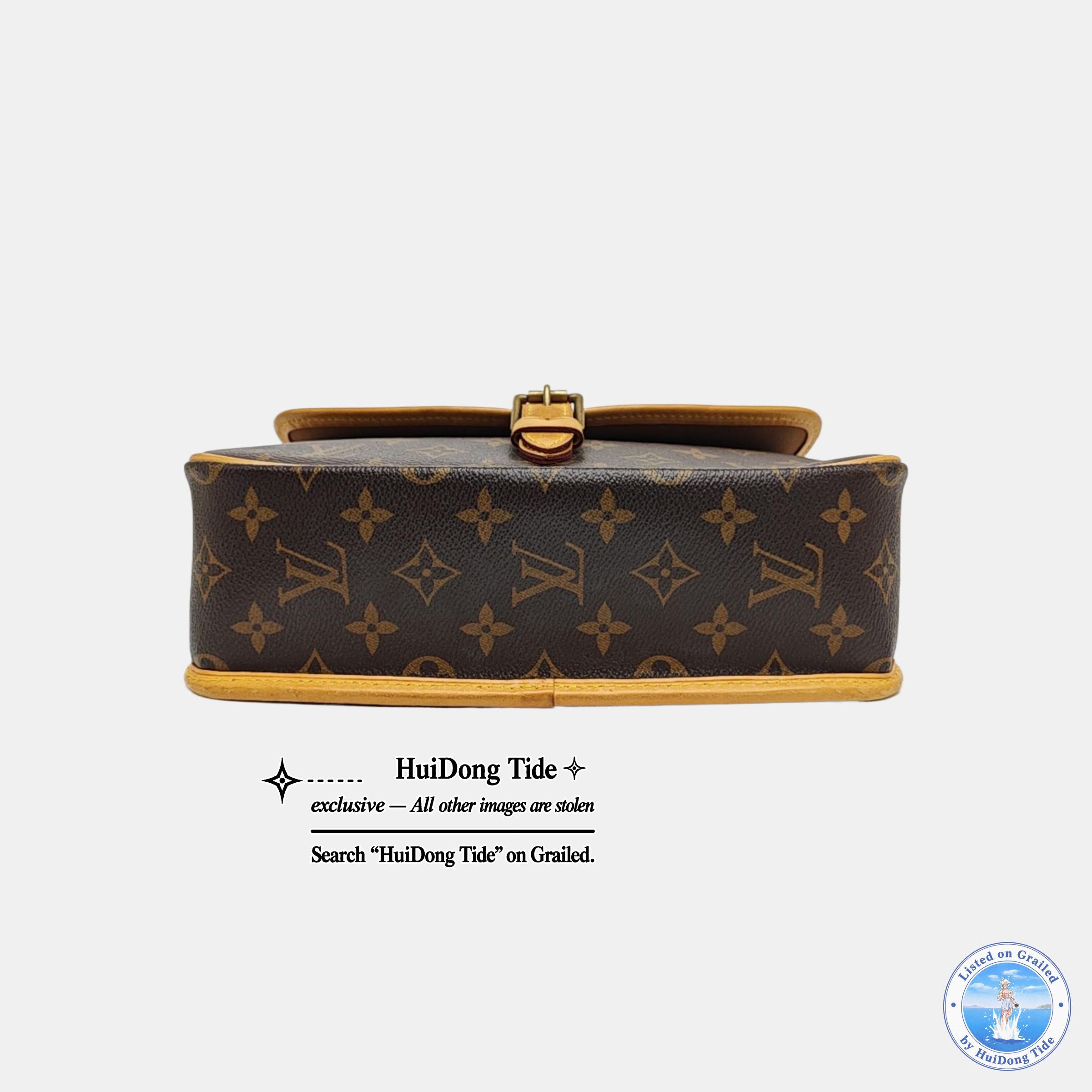 Louis Vuitton Louis Vuitton Sologne Monogram Shoulder Bag Brown Size ONE SIZE - 6 Thumbnail